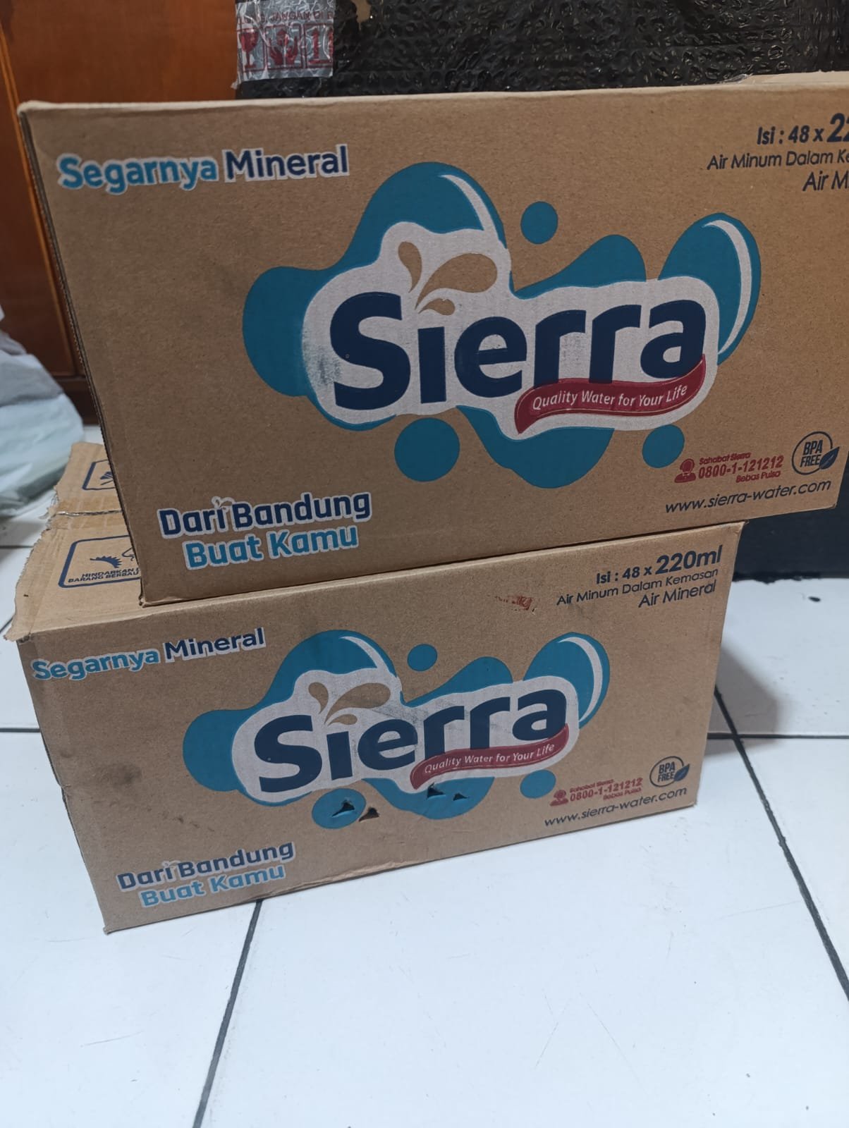 Pembelian Air Minum Cup 220ml